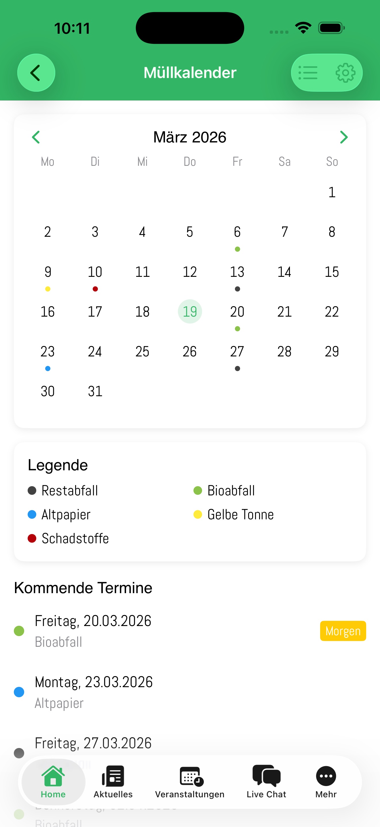 Müllkalender